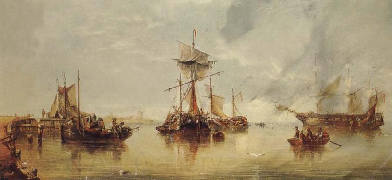 Henry Redmore Marine painting France oil painting art